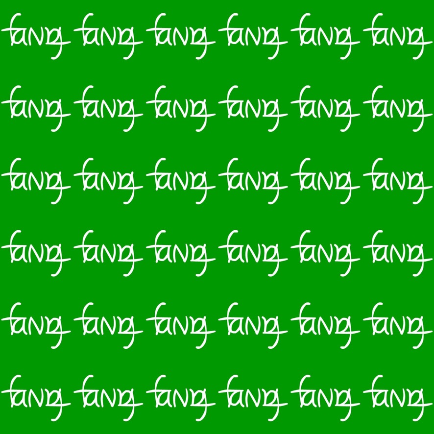 "Fang" ambigram backgroud